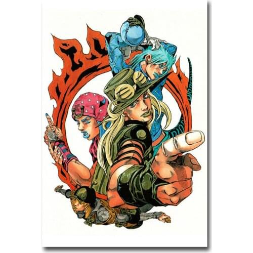 Canvas Painting Nordic Style Wall Art Poster Japan Anime JoJo S Bizarre Adventure Action Modular Pictures Home Decoration Prints