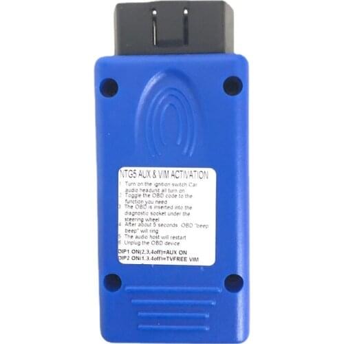 Newest 10PCS/LOT COMAND ONLINE NTG5 OBD AUX IN & VIM ACTIVATOR work for C/GLC/S/V CLASS W205 X253 W222 W447 NTG 5 AUX