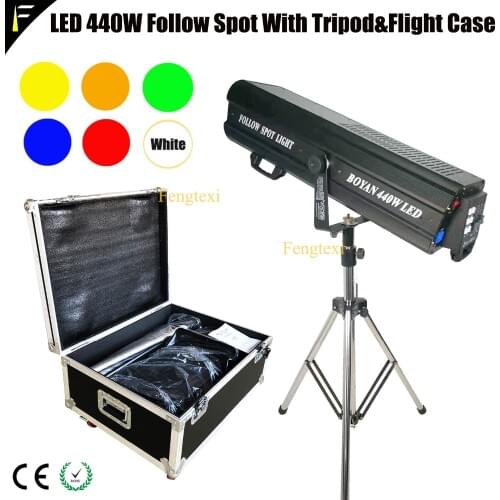 2020 New DMX 512 Follow Spot Light 440w 440 watt Follospot Search Lights For Wedding Theatre Show Spot Follow Light
