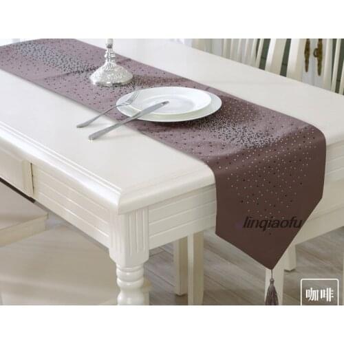 New diamond dot table runner, modern fashion quality simple luxury table runner