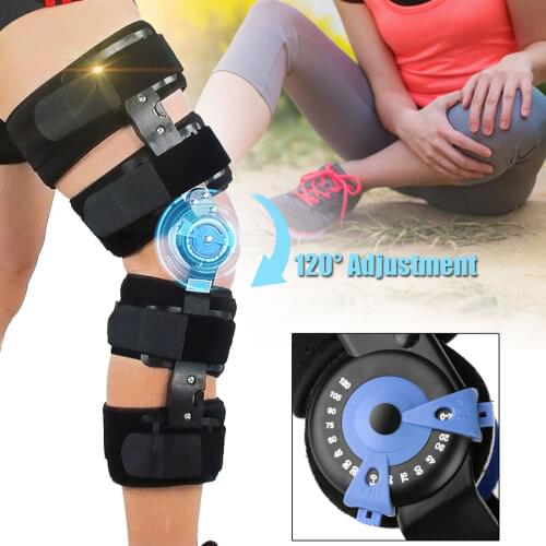 Orthopedic Knee Pads Brace Adjustable Hinged Leg Knee Support Band Knee Braces Protector Powerleg Bone Orthosis Ligament Care