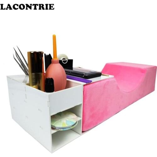 Flannel Eyelash Extension Pillow Grafted Eyelashes Salon Use Neck Pillow Eyelash Extension Supplies Professional Pillow Shelf