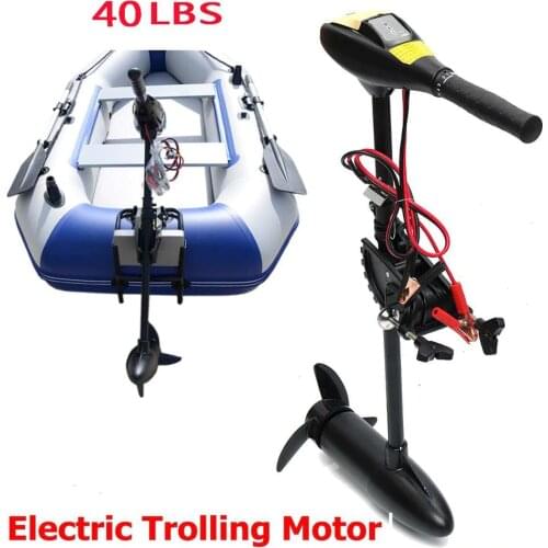 Solarmarine 40 LBS 6km Per Hour Fishing Kayaks Salvage Boats Engine Outboard Motor Stainless Steel Boat Engines For Sale