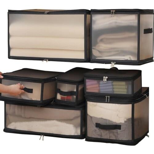 Folding Storage Box Organizer, Space-Saving Organizer For Bedroom Wardrobe, Underwear Storage Box, Household Storage Appliances