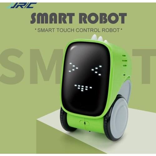 JJRC R16 Smart Robot Touch Gesture Control Voice Interaction Facial Expression Model Robot for Girl & Boys Outdoors Toys