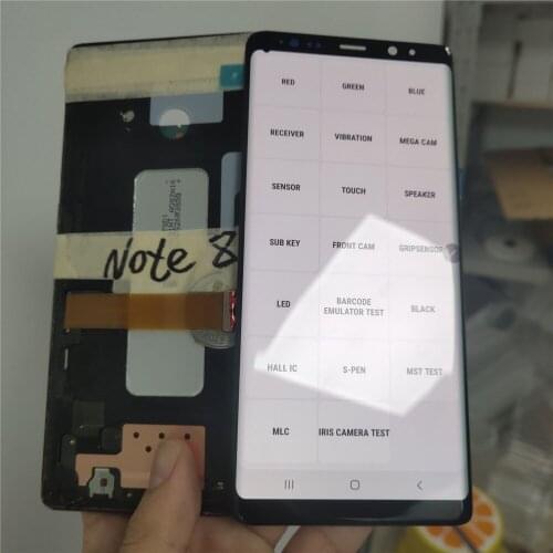 AMOLED LCD For SAMSUNG Galaxy NOTE8 LCD N950 N950F Display Touch Screen Digitizer small dead spot No burns works perfectly