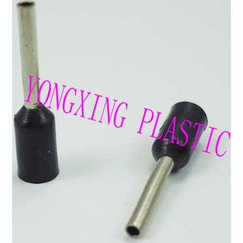 2017 freeshipping 100pcs/lot E1512 Bootlace cooper Ferrules kit set Wire Copper Crimp Connector Insulated Cord Pin End Termina