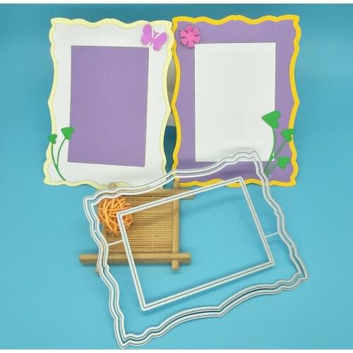 3D photo frame metal cutting mold, scrapbook, photo frame, photo album decoration, DIY handmade art