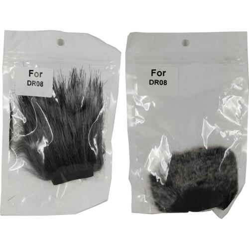 Outdoor Furry Windscreen Windshield Cover Muff for Tascam DR-08 Microphone Wind Shield DR08 Mic