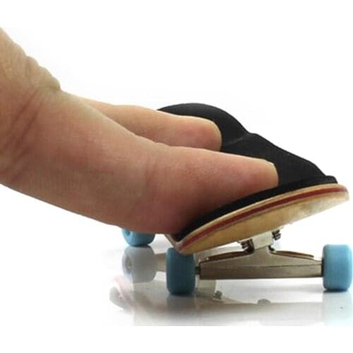 1 Set Wooden Fingerboard Skateboard Children Deck Sport Game Gift Novelty Finger Toy for Adults Kids K0095