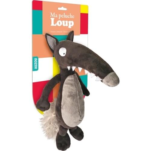Les aventures de LOUP EDITIONS PHILIPPE AUZOU PELUCHE Wolf animals kids book toy Plush Toy Gift