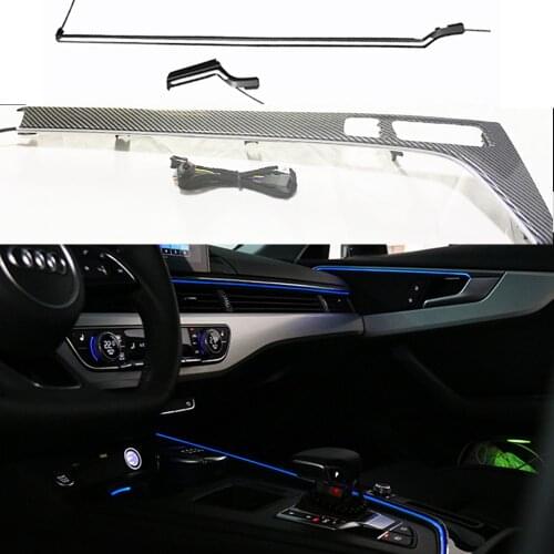 For Audi A4 S4 A5 S5 B9 Dashboard Ambient Light Dashboard LED strip Decorative Light Passenger Neon LED Lamp Center Console
