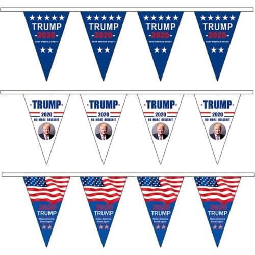 Donald Trump Flag Bunting Banner For Party Decorations,Parades,45th President Election Day Celebration Event