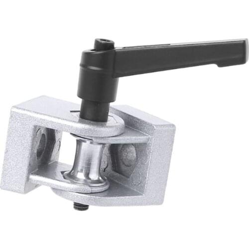 Zinc Alloy Flexible Hinge With Handle Die Cast Pivot Joint Connector For Aluminum Extrusion Profile E5BE