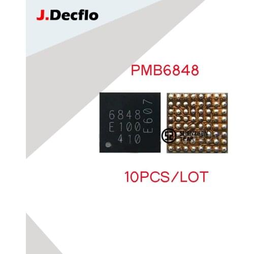 JDecflo 10pcs/lot BBPMU PMB6848 6848 Baseband Small Power Management IC BBPMU_K For iPhone 8 8P X Intel Power Supply Circuits