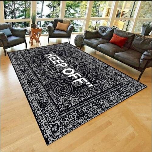 KEEP OFF Classic Patterned Carpet , Fan Carpet Non Slip Floor Carpet,Teens Carpet,Area Rug