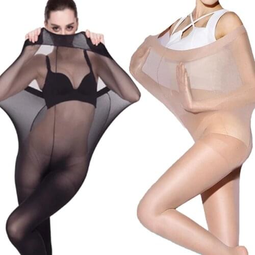 Women Plus Size Ultra Elastic Tights Stockings Women Weight Control Body Shaper Pantyhose Stocking Tights Sexy Underwear