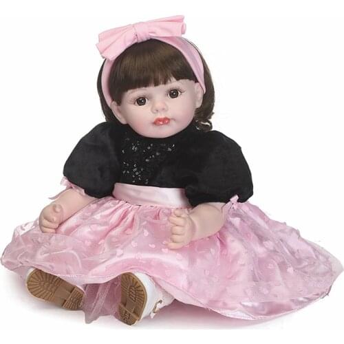 55cm Reborn Babies Dolls Alive Dolls 22inch Bebe Reborn Silicone Princess Fashion Princess Dolls for Girls Kids Toys Gift