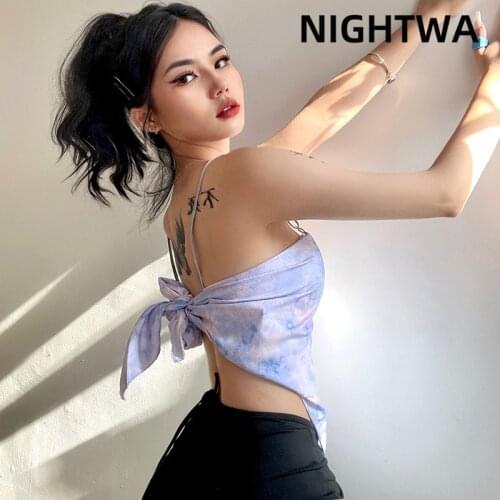NIGHTWA Women's Crop Tops