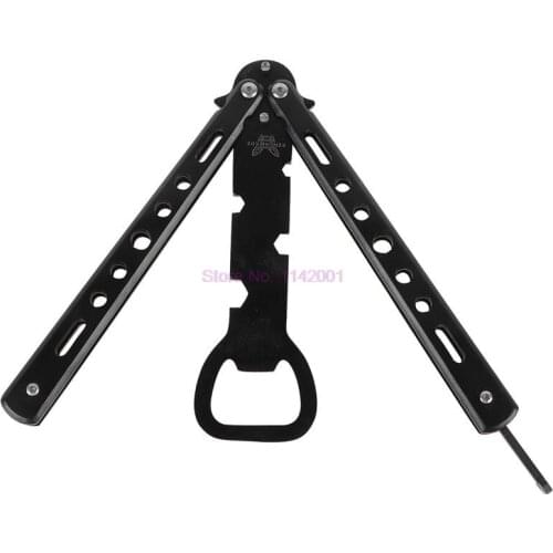 50Pcs/Lot Butterfly Style Dull Blade Beer Bottle Opener Stainless Steel For Trainer Dull Blade Outdoor Camping