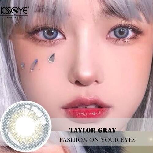 Taylor Series Color Contact Lenses Blue Green Gray Violet Colored Eye Contact Lens Color eyes Contacts Cosmetic Contact Lense