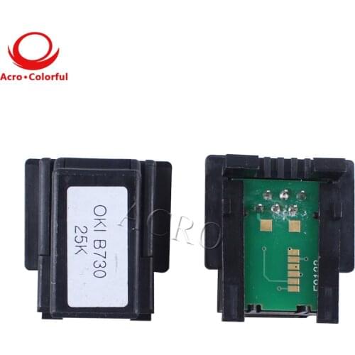 20K 1279101 Compatible black cartridge chip reset for OKI B720 B730 laser printer Toner refill