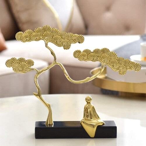 Natural Marble Home Decoration Creative Cabinet Handicraft for Living Room, Study, Office