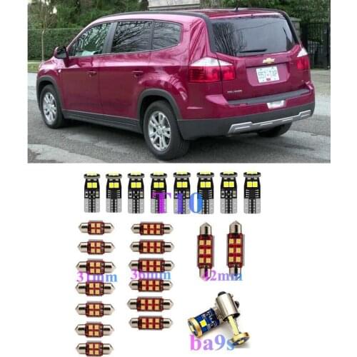 Interior LED Lights Replacement for chevy NIVA NUBIRA ORLANDO SPARK TACUMA EVANDA HHR TAHOE Accessories Package Kit WHITE