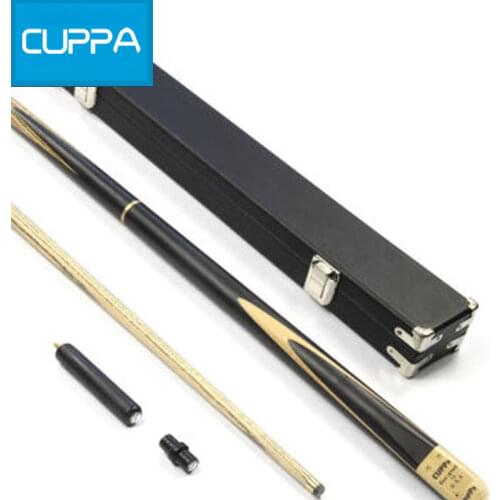 High Quality Cuppa Maple 3/4 Snooker Cues Stick 9.8mm Tip With Snooker Cue Case Set 3 Options China 2016