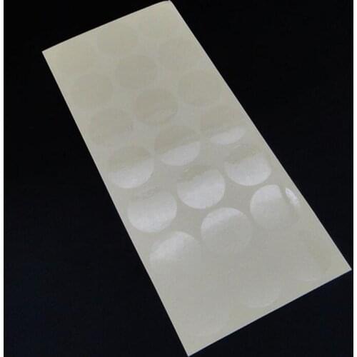 Stock labels, PVC transparent Circle Sealing Label1000pcs /lot 16 mmClear Sealing Round Stickers