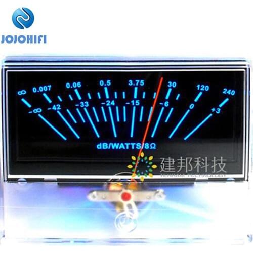 1pcs P-97 Meter High-precision Tube Amplifier Amp Preamp VU DB Power Peak Level Meter Sound Pressure Strap with backlight