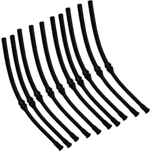 10X Black Fuel Hose Pipe For Chinese Chainsaw 4500 5200 5800 45cc 52cc MT-9999 C6UE