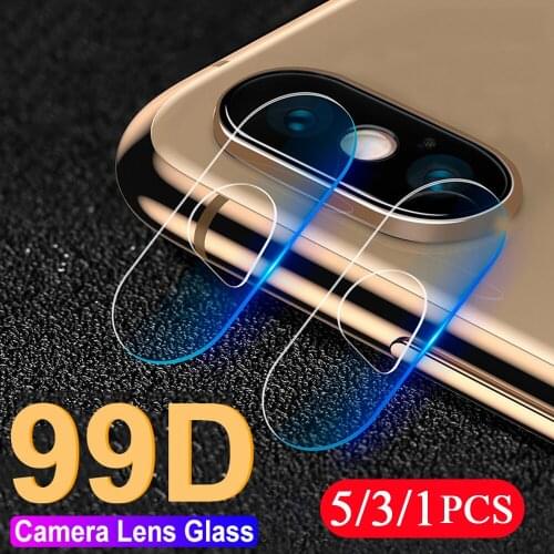 5/3/1Pcs cover Camera Lens for iphone X XR XS 11 pro MAX SE 2020 Tempered Glass iphone 7 8 plus screen protector protective film