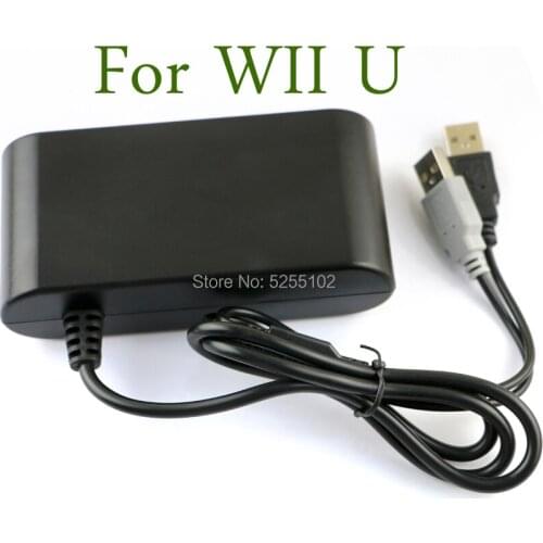 5pcs 2019 New for Smash / Brothers / GameCube / PC / Switch / Wii U 3-in-1 4-Port USB For Game Cube Controller Adapter