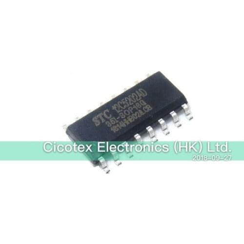 5pcs/lot STC12C5202AD-35I-SOP16G 12C5202AD MCU series Chips STC-12C5202AD-35I-SOP16G 16-SOP