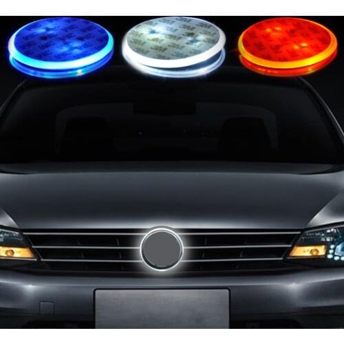 Car Auto Emblems Background Tail Badge Emblem Logo LED Light Lamp Sticker Fit For BMW 3 5 7 Series X3 X5 X6 Z4