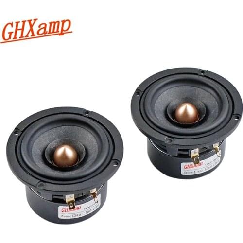 Wool Fiber Diaphragm 3 Inch Full Range Speaker Treble Mid Bass HIFI Computer TV Audio Cast Aluminum Frame Antimagnetic