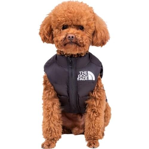 Designer Pet Dog Clothes, Small Medium Sized Teddy Bichon Thickened Warm Down Vest In Autumn and Winter, Pet Clothes Wholesale