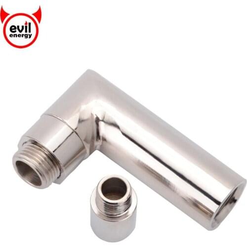 Evil energy Car O2 Oxygen Sensor Angled Extender M18*1.5 90 Degree Bung Exhaust Extension Pipe Angle Kit High Quality Auto Part