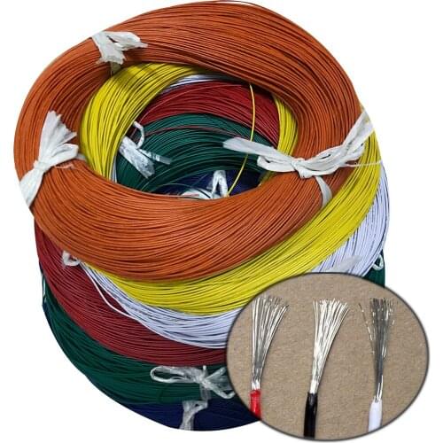 Tinned Copper UL1007 24AWG electronic wire 0.2 Sqaure wire lead environmental protection standard wire wire OD 1.4mm copper wire