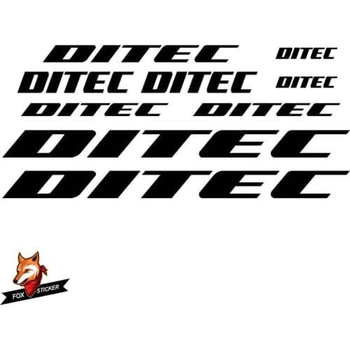 Bicycle frame stickers road bike mountain bike MTB Track bike TT bike cycle decal reflective stickers for DITEC stickers