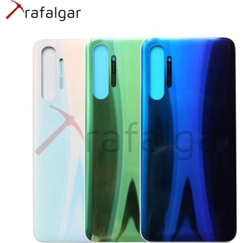 For OPPO Realme X2 Back Battery Cover XT Rear Housing Door Glass Case+Camera Lens For Realme X2 XT Battery Cover With Adhesive