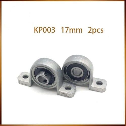 Pillow block bearing housing kp003 17mm caliber Zinc Alloy mounted High quality bearings KP003 UCP003 P003 insert bearing