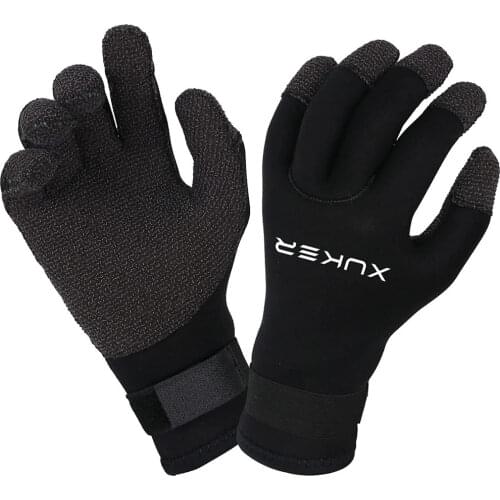 3mm Neoprene Diving Gloves Cut Resistant Keep Warm for Snorkeling Paddling Surfing Kayaking Canoeing Spearfishing Water Sports