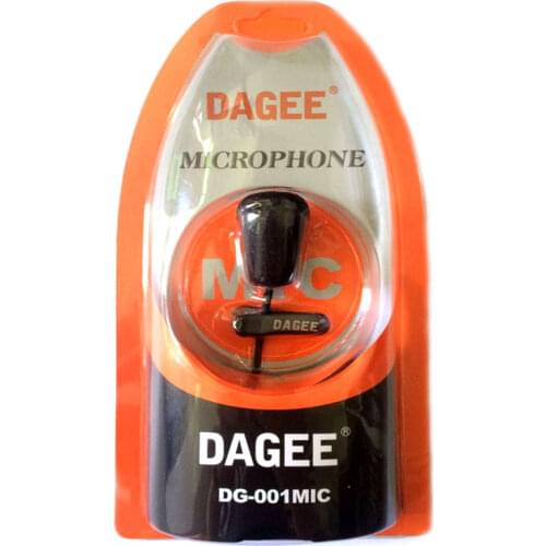 Lavalier Microphone Mini Portable Microphone Braided Cord Line Clip-on Mic for Micor with Retail Box Dagee DG-001 MIC