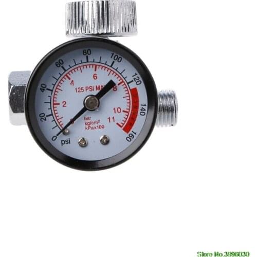 Pneumatic Air Control Compressor Pressure Gauge Regulating Regulator Valve R06
