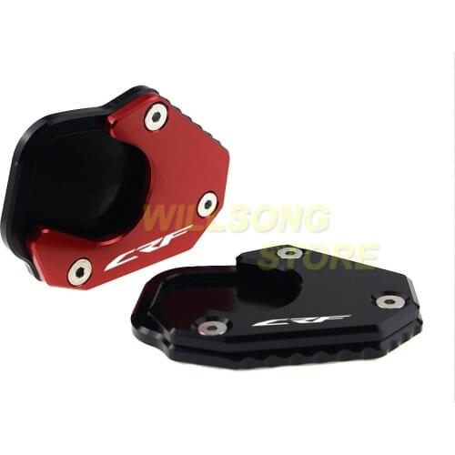 For HONDA CRF 250L 2013-2016 Stand Extension Plate Side Kickstand Enlarge Foot Pad Base Motorcycle Accessories Parts Support