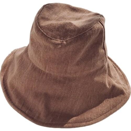 Womens Adult Hat Summer Sunscreen New Cotton Sun Bucket Cap with Wide Edge for Beach Daily Travel Outdoor 2XPD