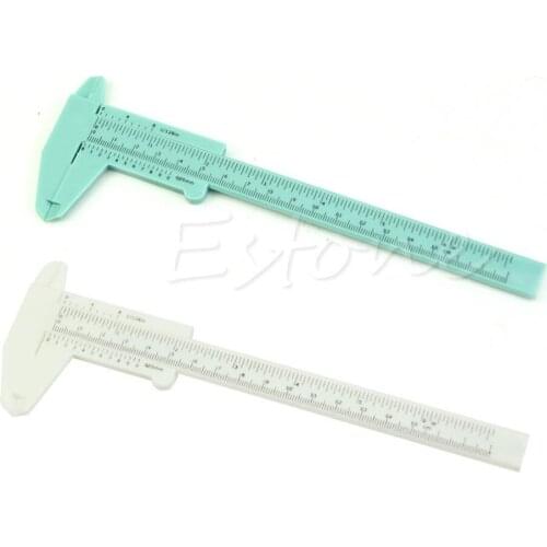 Free shipping New 6Inch 150mm Plastic Ruler Sliding Gauge Vernier Caliper Jewelry Measuring H02