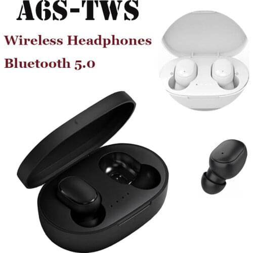 TWS A6S wirelessearphonesBluetooth compatible earphones stereo earphones sportsnoise-cancelling mini earbuds for all smartphones